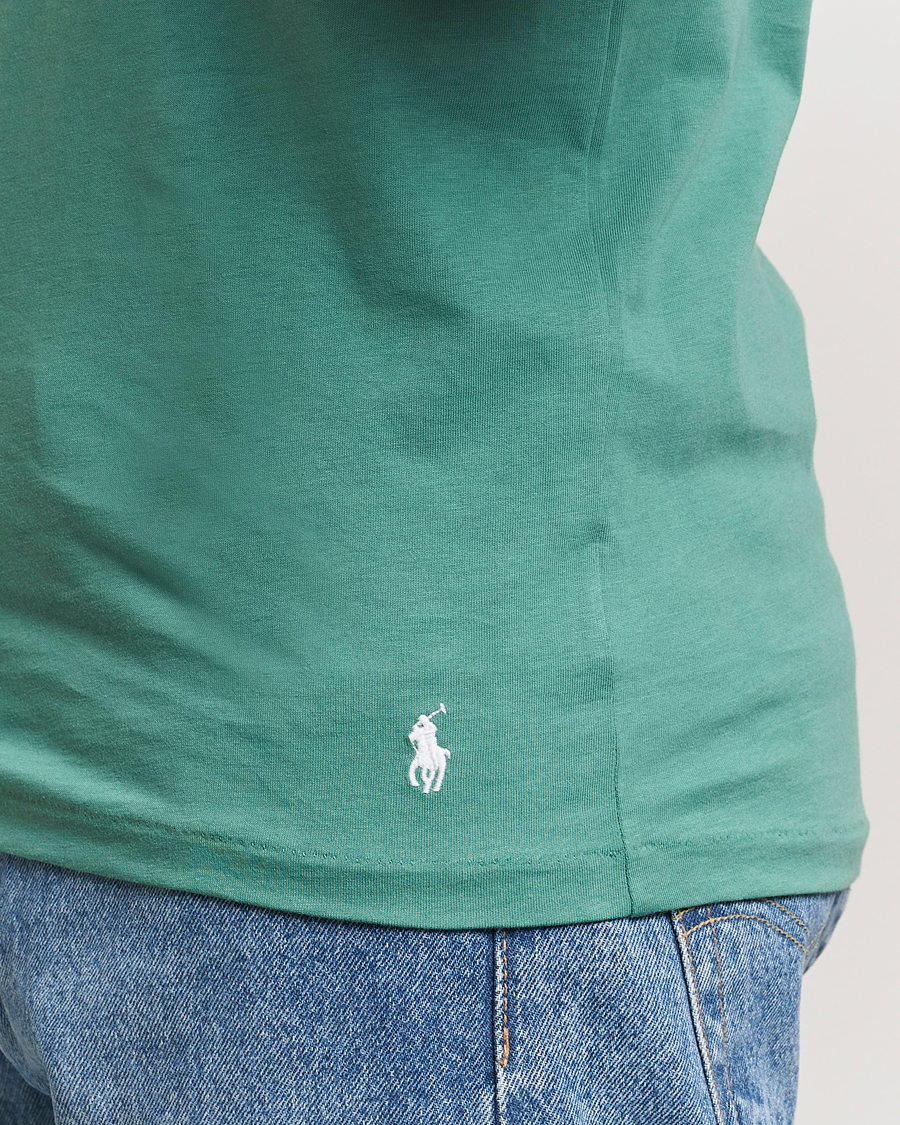 Herren | T-Shirts | Polo Ralph Lauren | 3-Pack Crew Neck T-Shirt Fairway Green/White/Damson Red