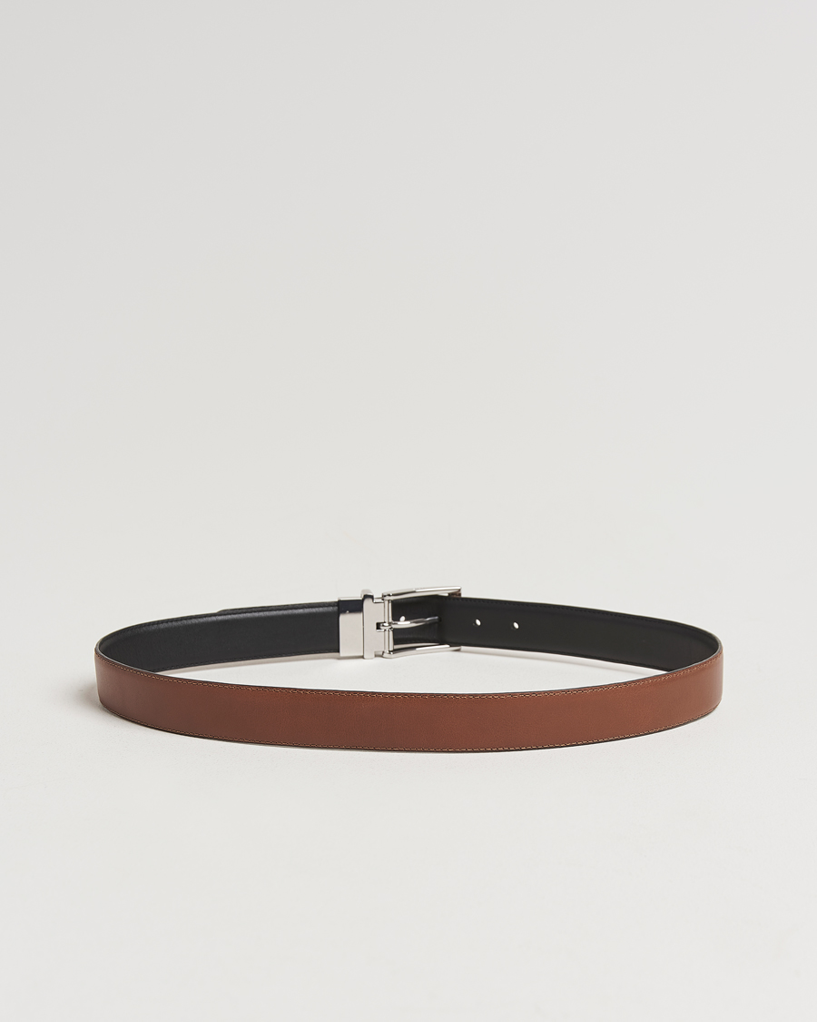 Herren | Polo Ralph Lauren Reversible Leather Belt Black/Brown | Polo Ralph Lauren | Reversible Leather Belt Black/Brown