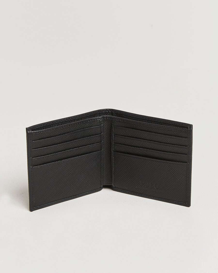 Herren | Polo Ralph Lauren Saffiano Leather Wallet Black | Polo Ralph Lauren | Saffiano Leather Wallet Black