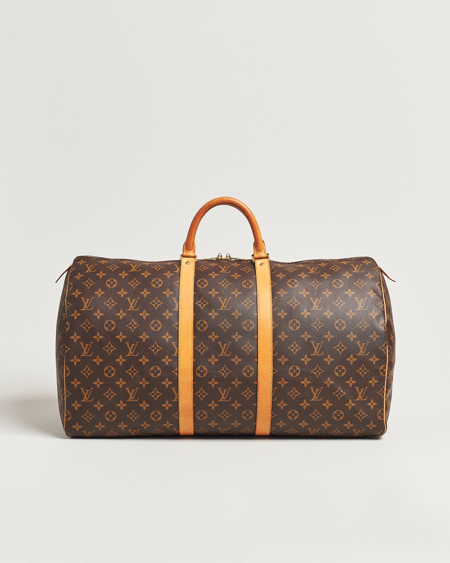 Herren | Louis Vuitton Pre-Owned Keepall 55 Bag Monogram | Louis Vuitton Pre-Owned | Keepall 55 Bag Monogram