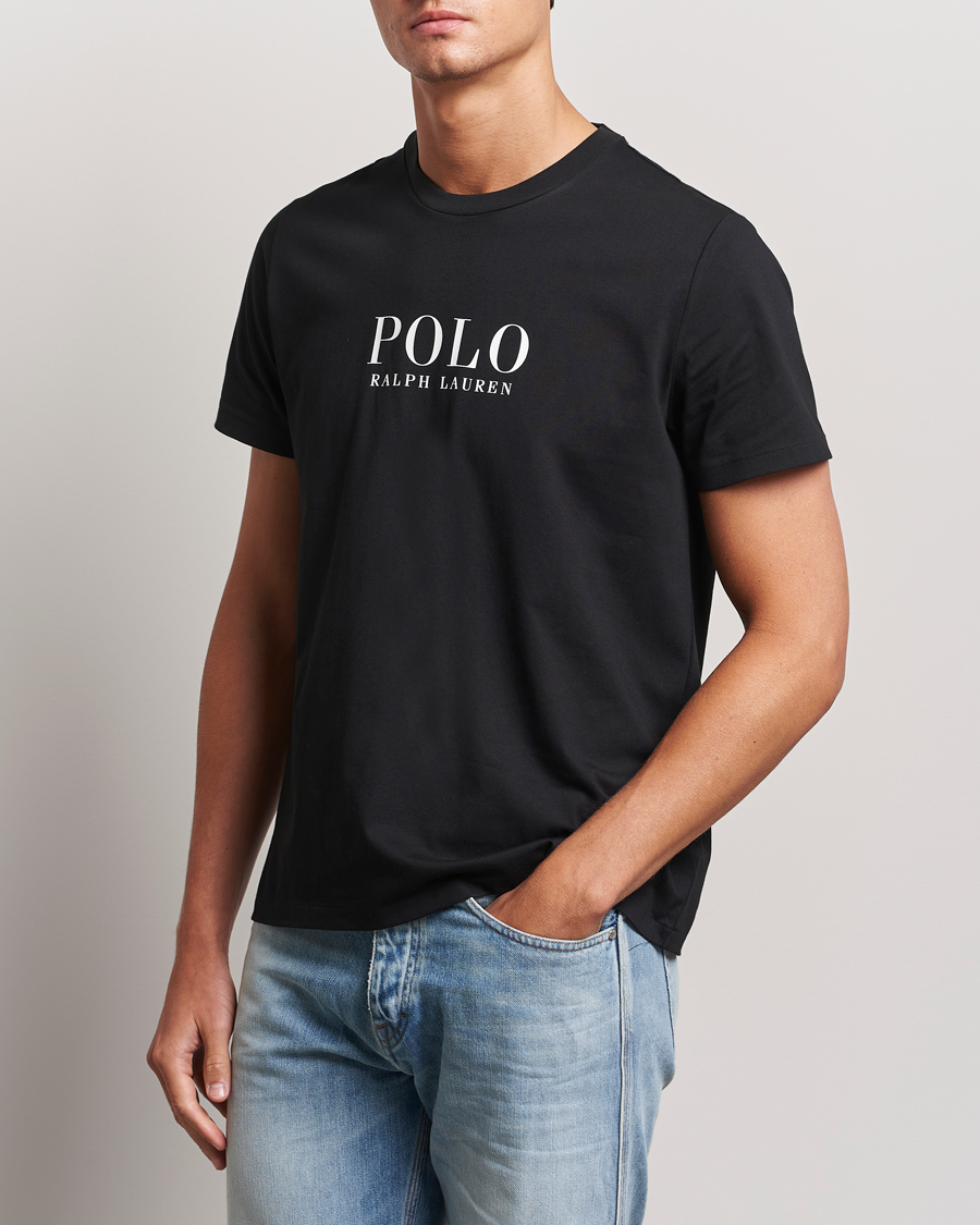 Herren | T-Shirts | Polo Ralph Lauren | Logo Cotton Jersey Sleep T-Shirt Black
