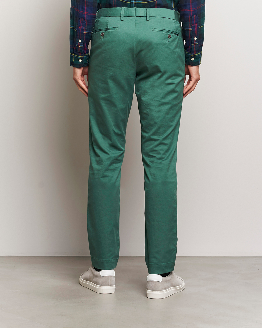 Herren | Hosen | Polo Ralph Lauren | Slim Fit Stretch Chinos Washed Forest