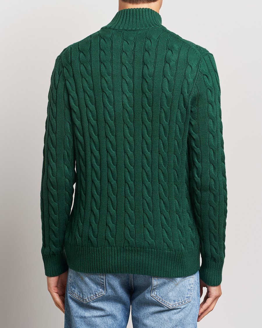Herren | Pullover | Polo Ralph Lauren | Cotton Cable Half Zip Vintage Pine