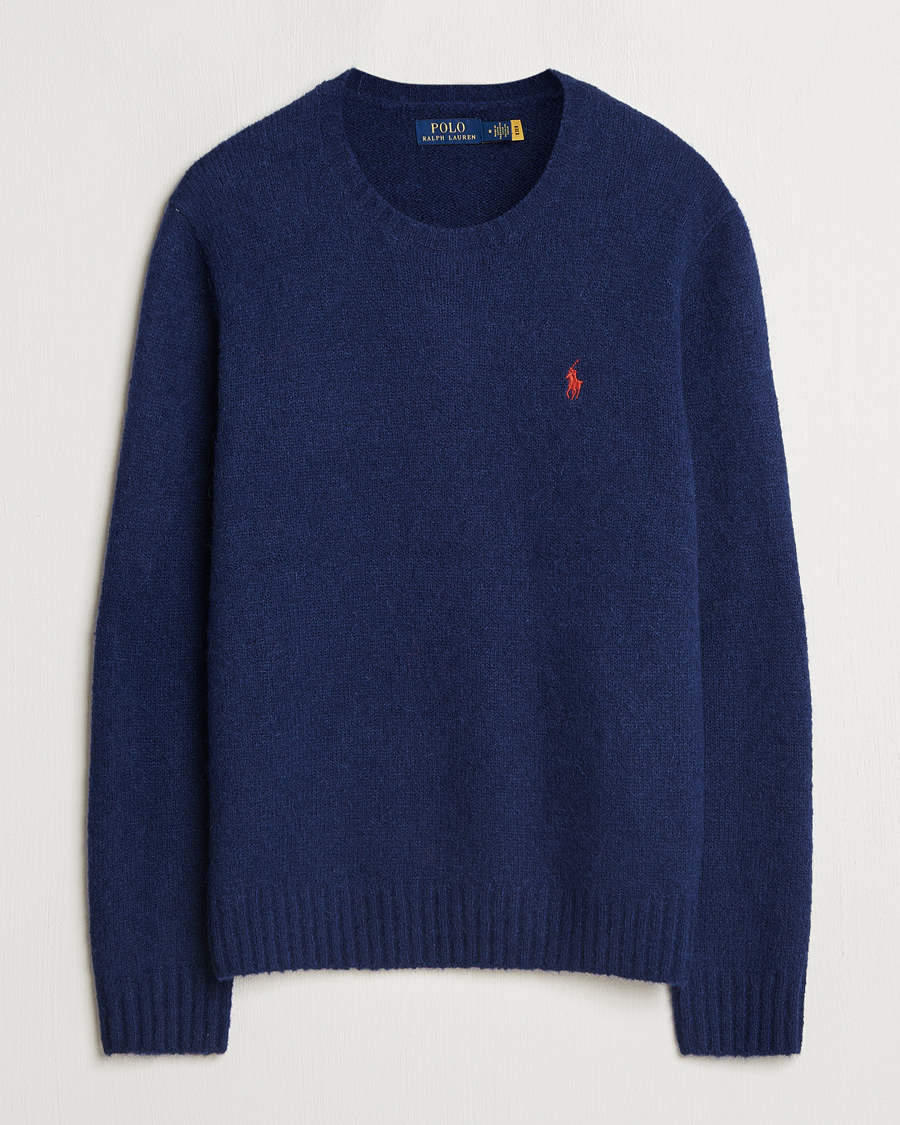 Herren | Pullover | Polo Ralph Lauren | Alpaca Crew Neck Sweater Bright Navy