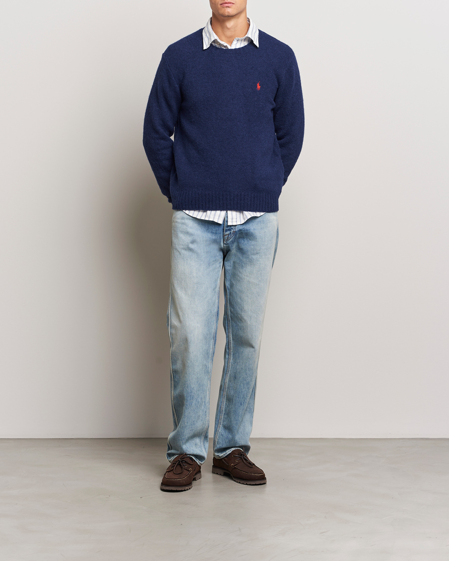 Herren | Pullover | Polo Ralph Lauren | Alpaca Crew Neck Sweater Bright Navy