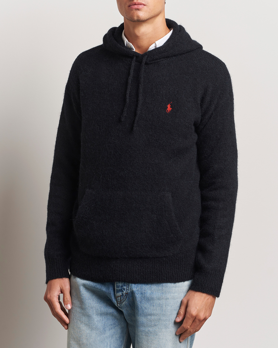Herren | Pullover | Polo Ralph Lauren | Alpaca Hoodie Polo Black