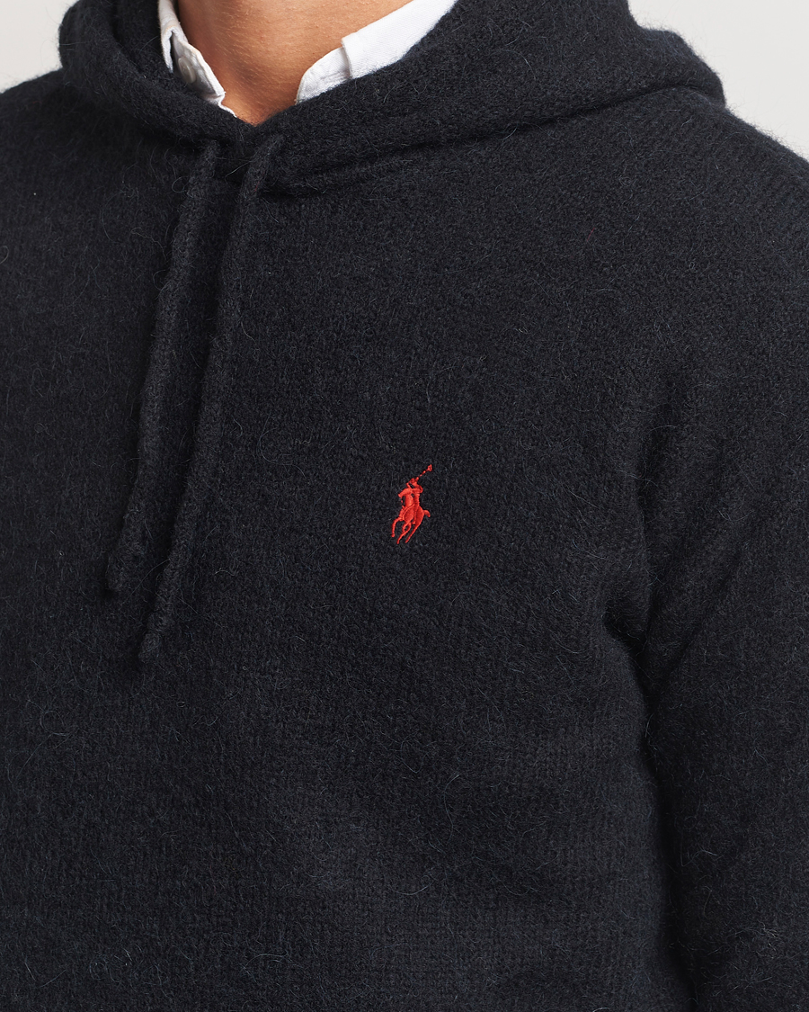 Herren | Pullover | Polo Ralph Lauren | Alpaca Hoodie Polo Black