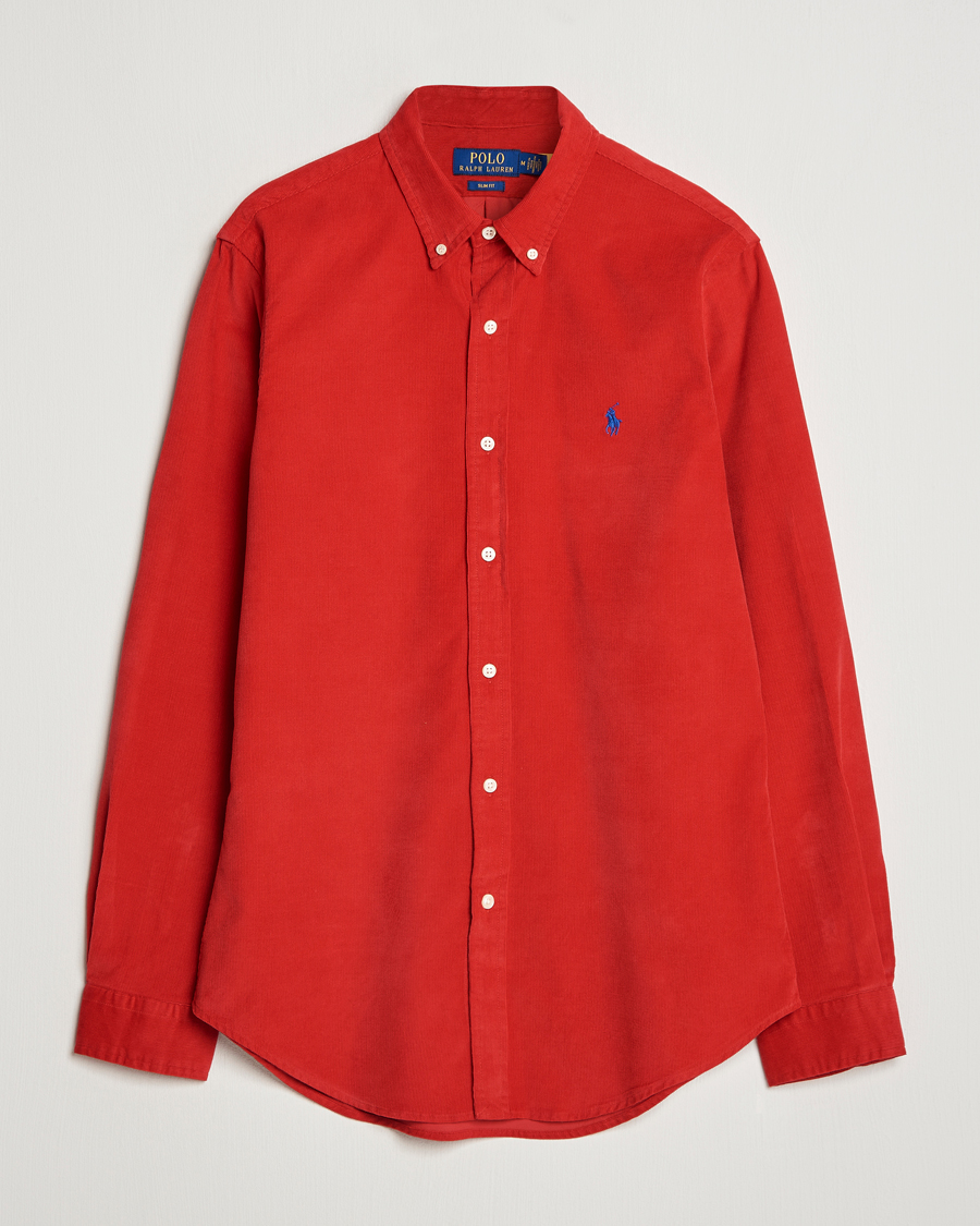 Herren | Hemden | Polo Ralph Lauren | Slim Fit Corduroy Shirt Martin Red