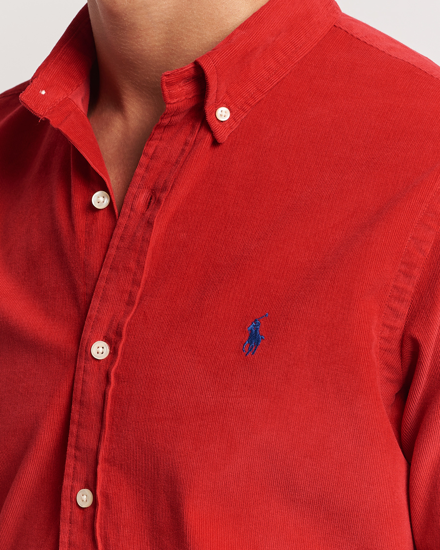 Herren | Hemden | Polo Ralph Lauren | Slim Fit Corduroy Shirt Martin Red