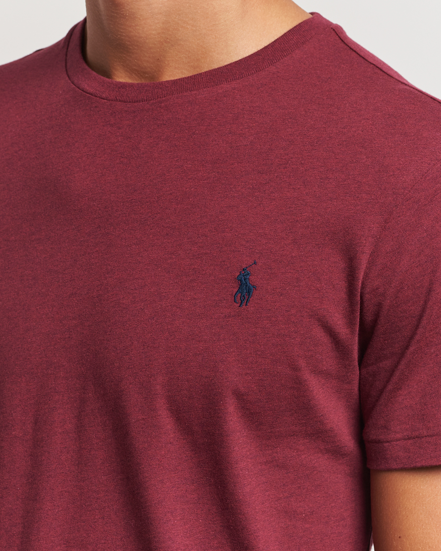 Herren | T-Shirts | Polo Ralph Lauren | Custom Slim Fit Tee Vintage Port Heather