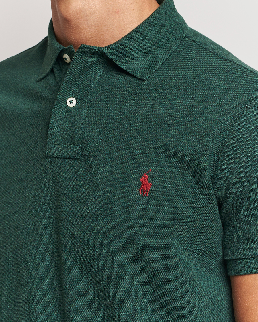 Herren | Poloshirts | Polo Ralph Lauren | Custom Slim Fit Polo Scotch Pine Heather