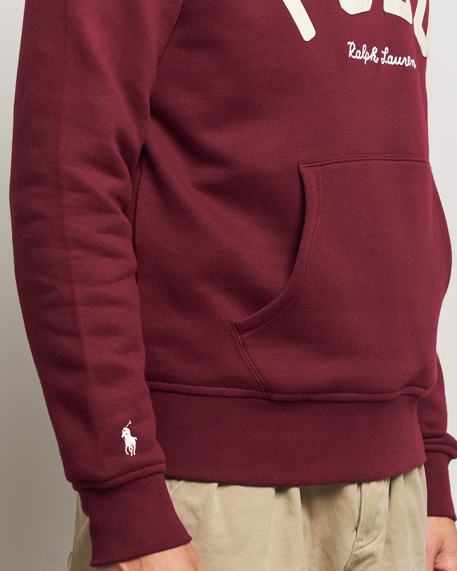 Herren | Pullover | Polo Ralph Lauren | RL Varsity Fleece Hoodie Classic Wine
