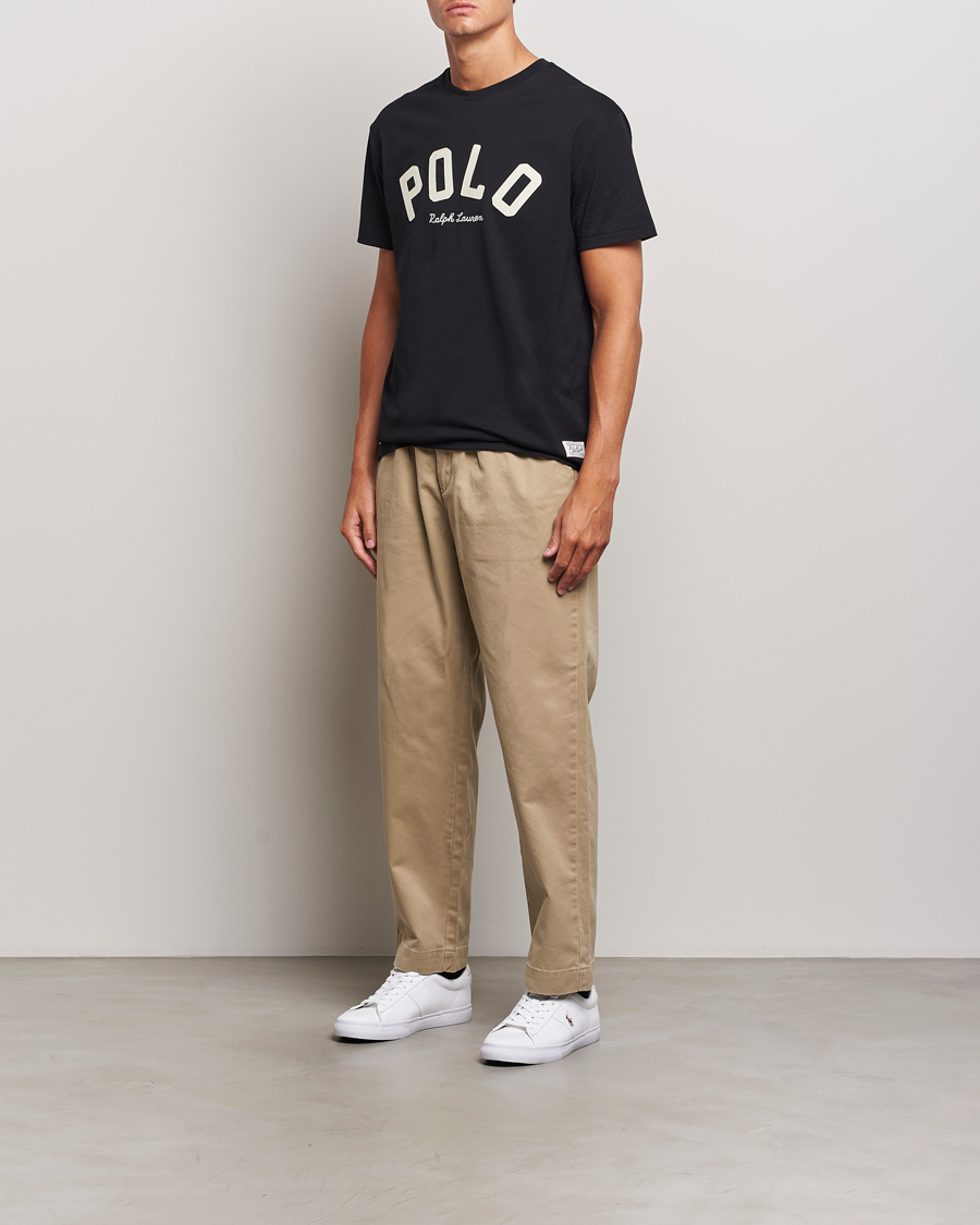 Herren | T-Shirts | Polo Ralph Lauren | RL Varsity Tee Polo Black