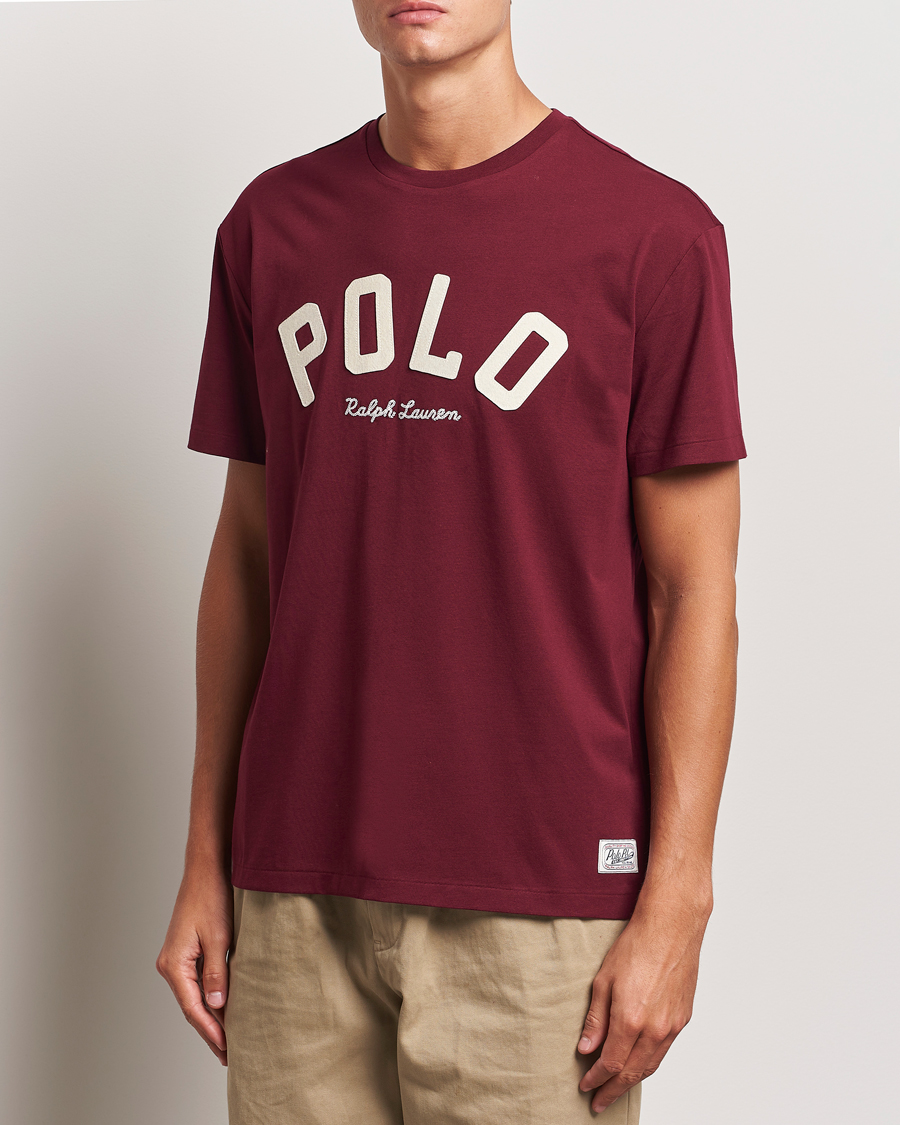 Herren | T-Shirts | Polo Ralph Lauren | RL Varsity Tee Classic Wine