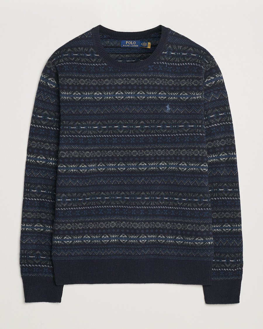 Herren | Pullover | Polo Ralph Lauren | Wool Fairisle Sweater Navy Combo