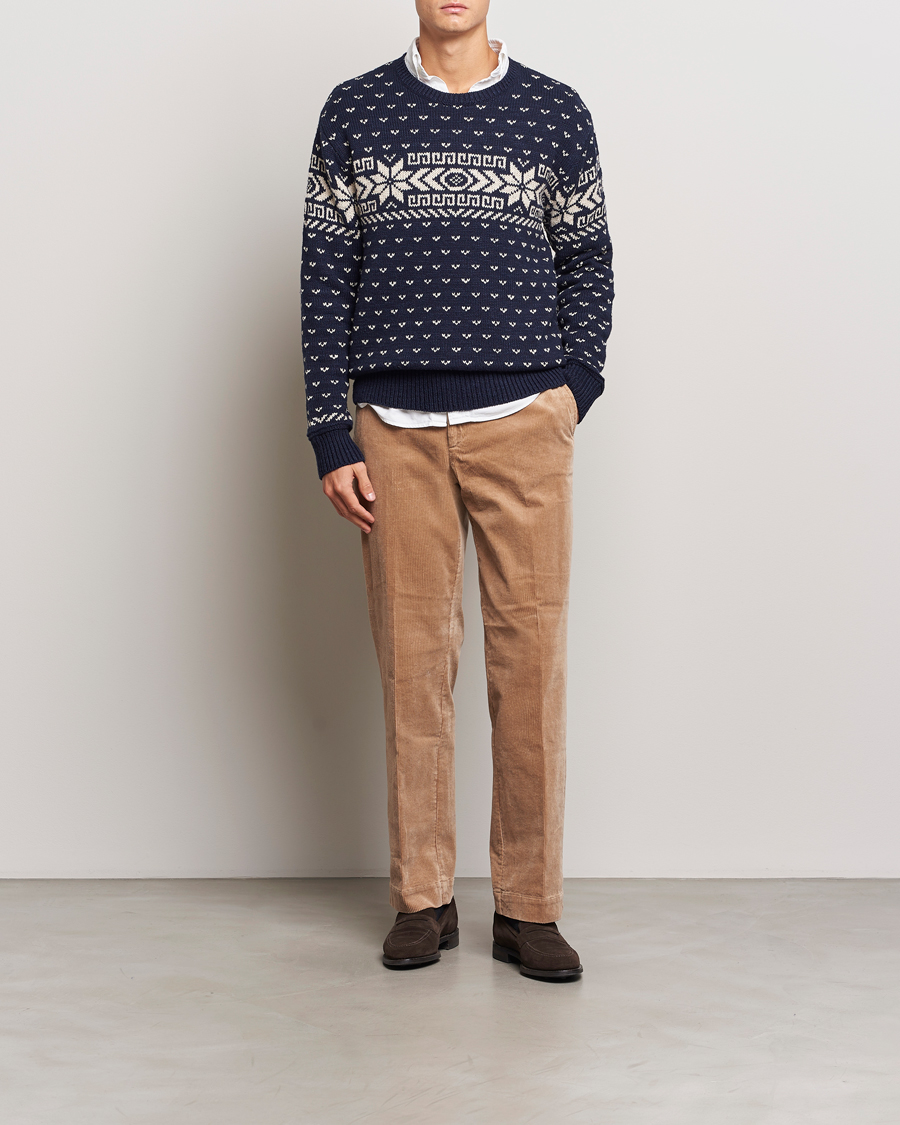 Herren | Pullover | Polo Ralph Lauren | Cotton/Cashmere Crew Neck Navy Combo