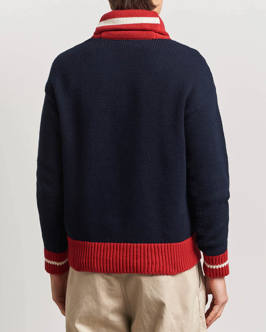Herren | Pullover | Polo Ralph Lauren | Cotton Shawl Pullover Navy Combo