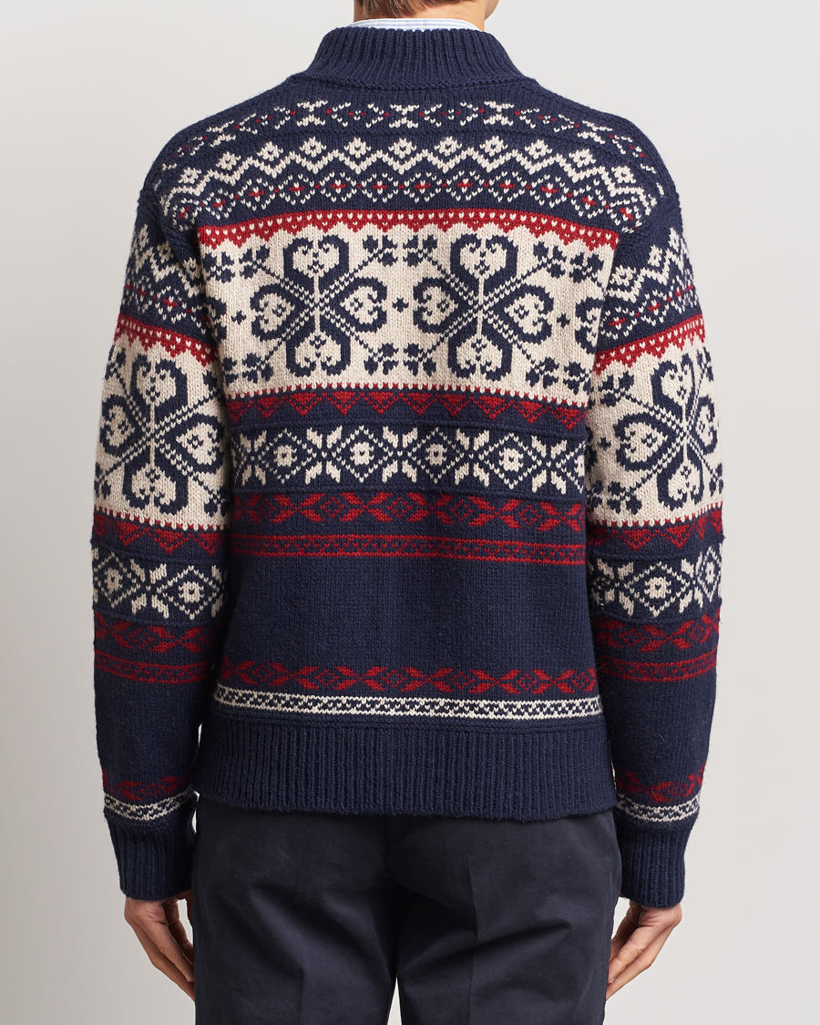 Herren | Pullover | Polo Ralph Lauren | Wool Blend Cardigan Navy Combo