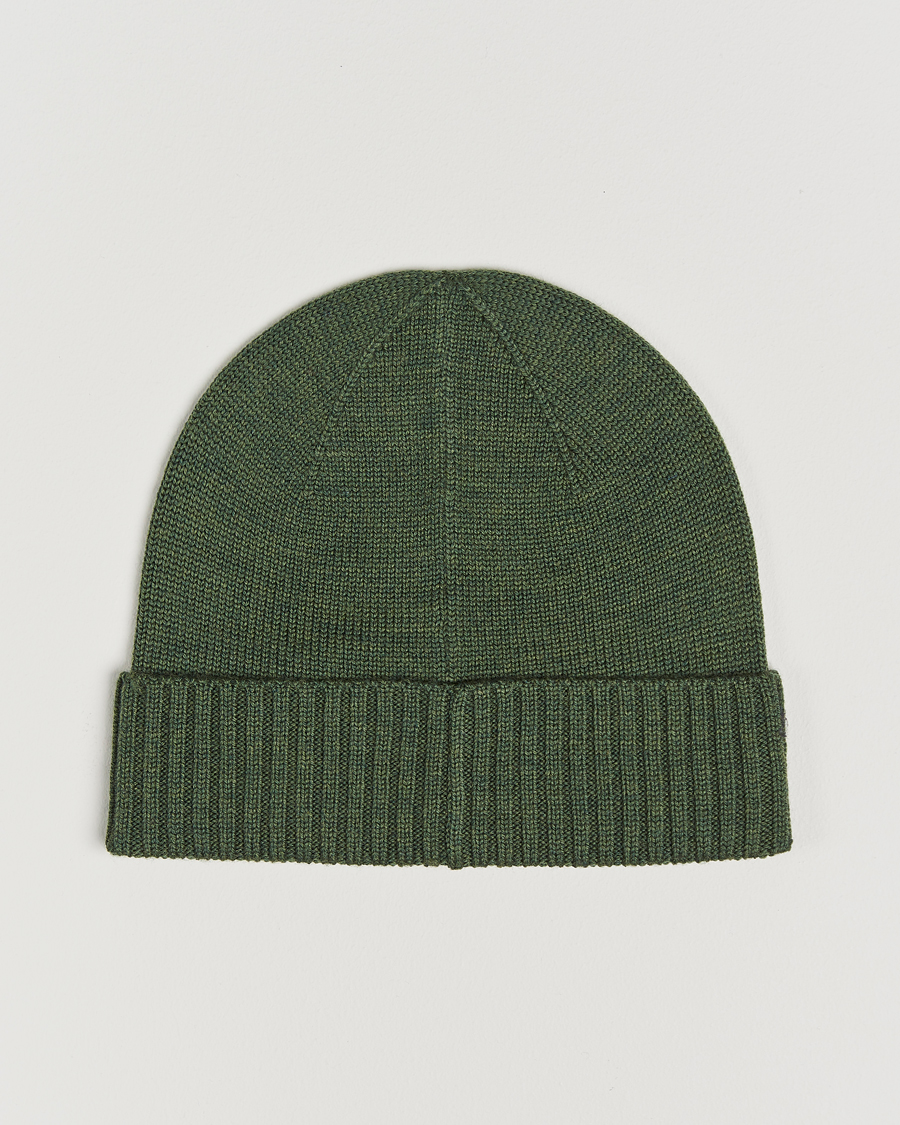 Herren | Polo Ralph Lauren Merino Beanie Classic Olive Heather | Polo Ralph Lauren | Merino Beanie Classic Olive Heather