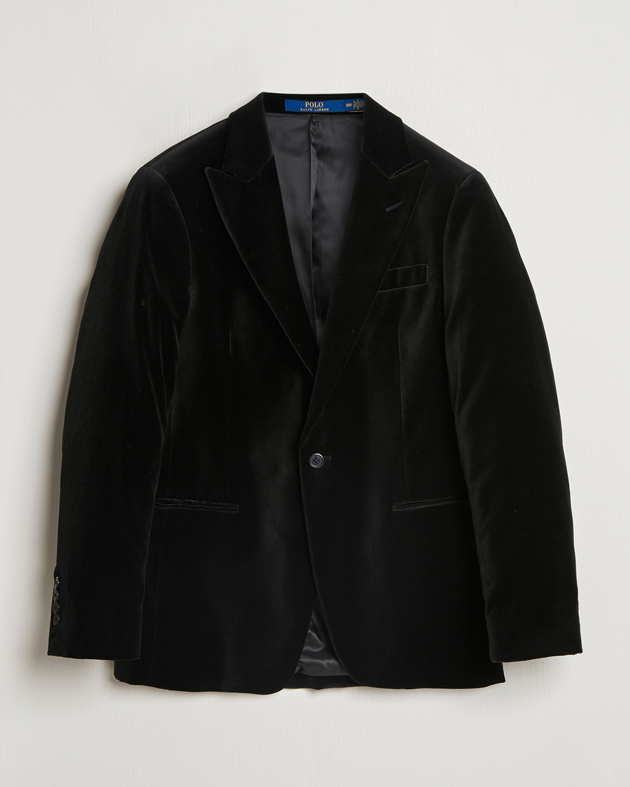 Herren | Sakkos | Polo Ralph Lauren | Velvet Blazer Black