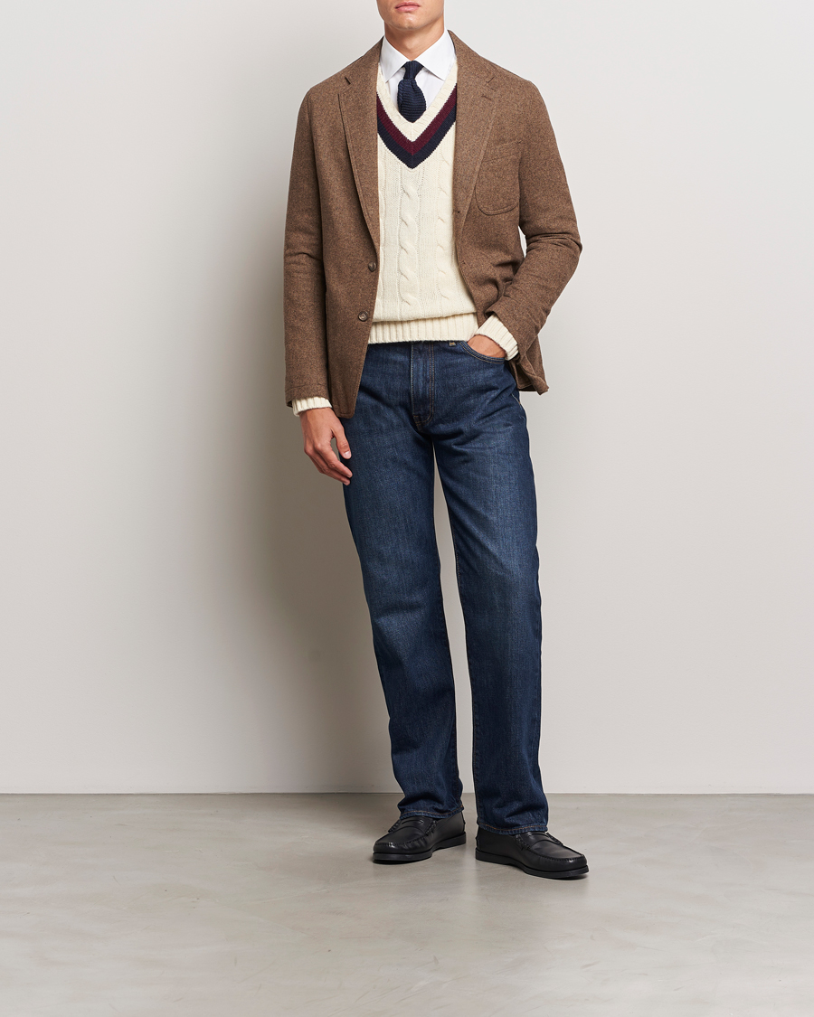 Herren | Sakkos | Polo Ralph Lauren | Classic Herringbone Sportcoat Brown/Tan