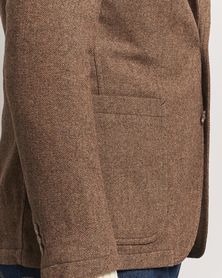 Herren | Sakkos | Polo Ralph Lauren | Classic Herringbone Sportcoat Brown/Tan
