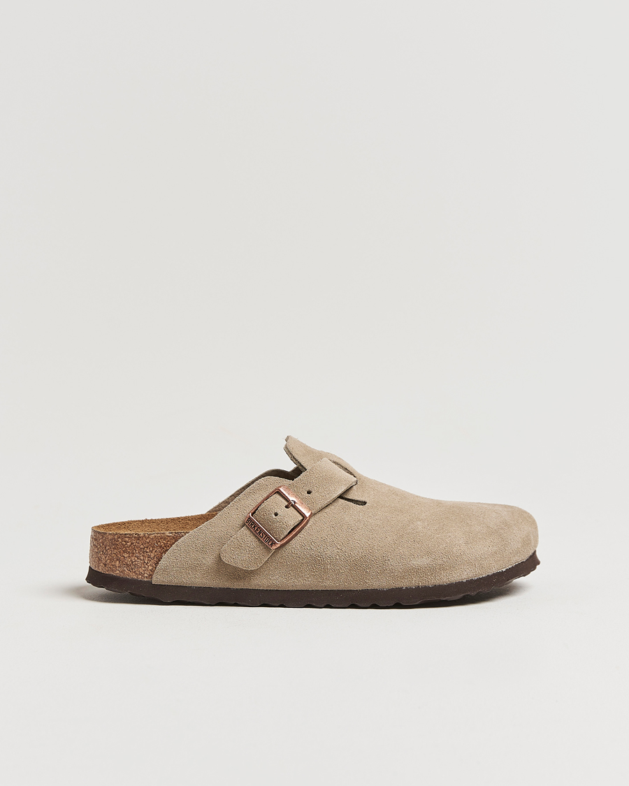 Herren | Sandalen & Pantoletten | BIRKENSTOCK | Woman Boston Soft Footbed Taupe Suede