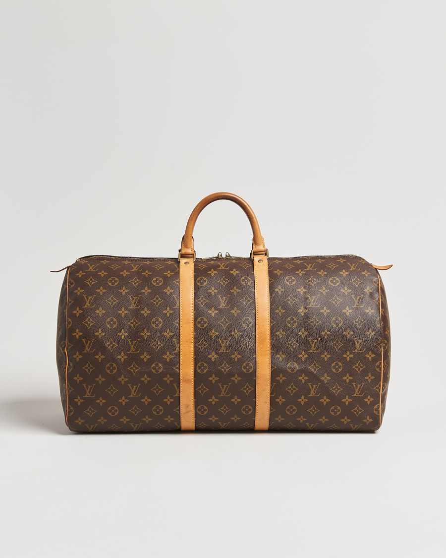 Herren | Louis Vuitton Pre-Owned Keepall 55 Bag Monogram | Louis Vuitton Pre-Owned | Keepall 55 Bag Monogram