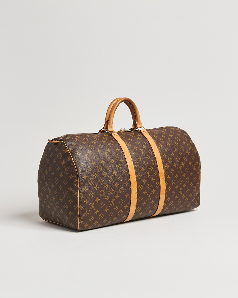 Herren | Louis Vuitton Pre-Owned Keepall 55 Bag Monogram | Louis Vuitton Pre-Owned | Keepall 55 Bag Monogram