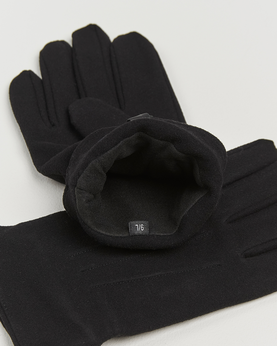 Herren | Amanda Christensen Lined Wool Gloves Black | Amanda Christensen | Lined Wool Gloves Black