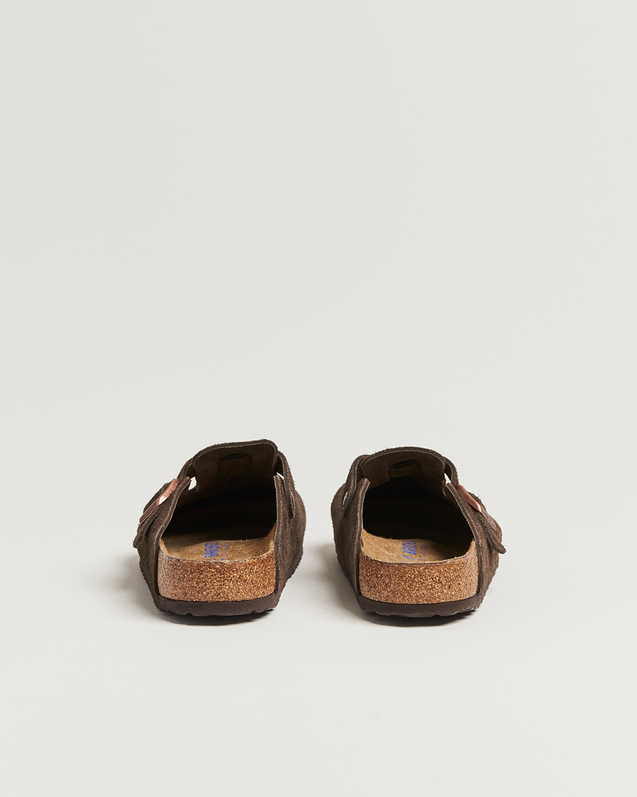 Herren | Sandalen & Pantoletten | BIRKENSTOCK | Boston Soft Footbed Mocca Suede