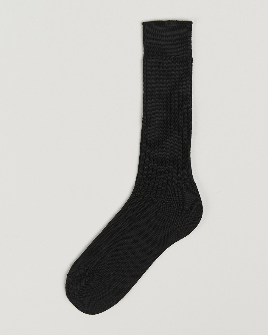 Herren | Unterwäsche | Bresciani | Heavy Wool Socks Black