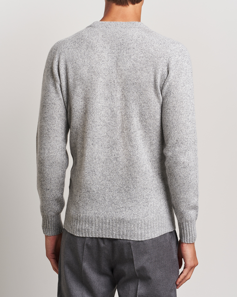 Herren | Pullover | Altea | Wool/Cashmere Crew Neck Pullover Grey Melange