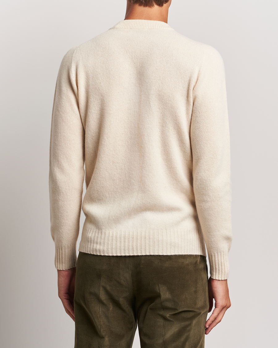 Herren | Pullover | Altea | Wool/Cashmere Crew Neck Pullover Latte