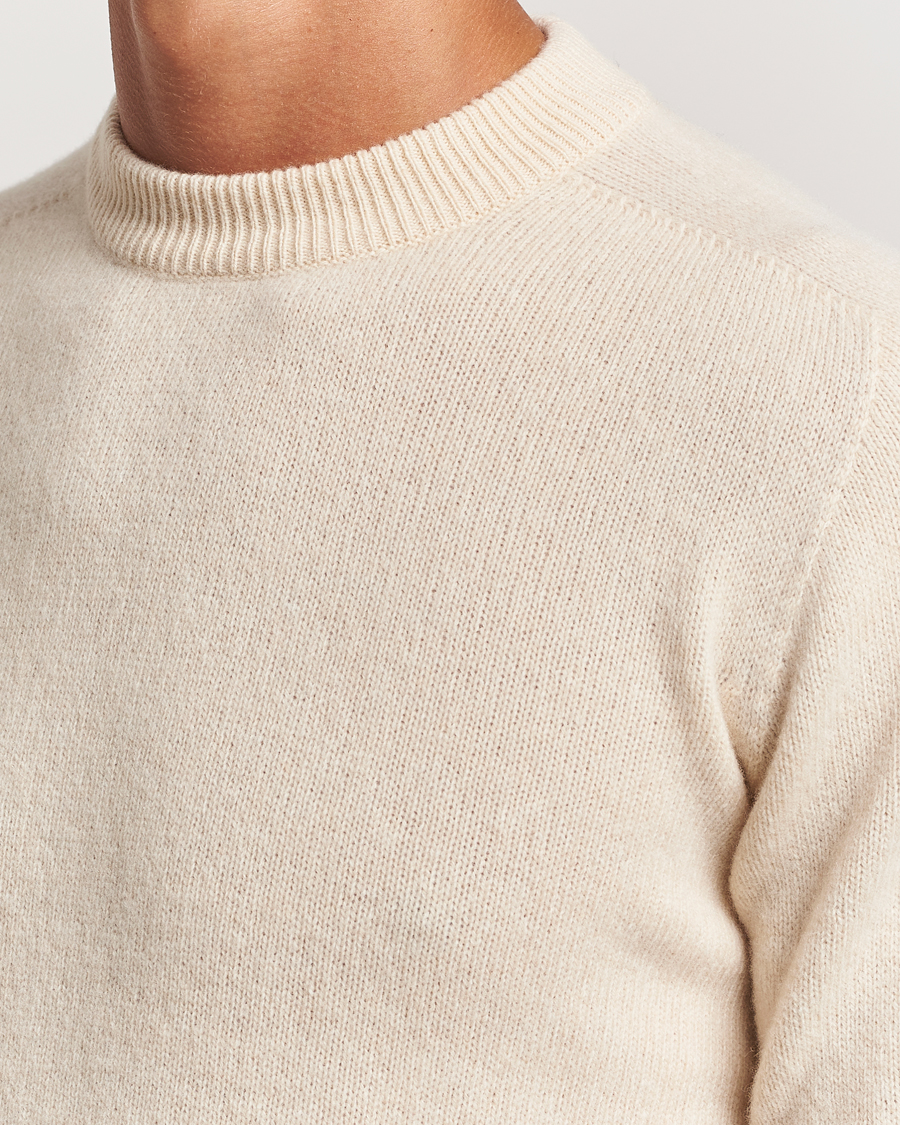 Herren | Pullover | Altea | Wool/Cashmere Crew Neck Pullover Latte