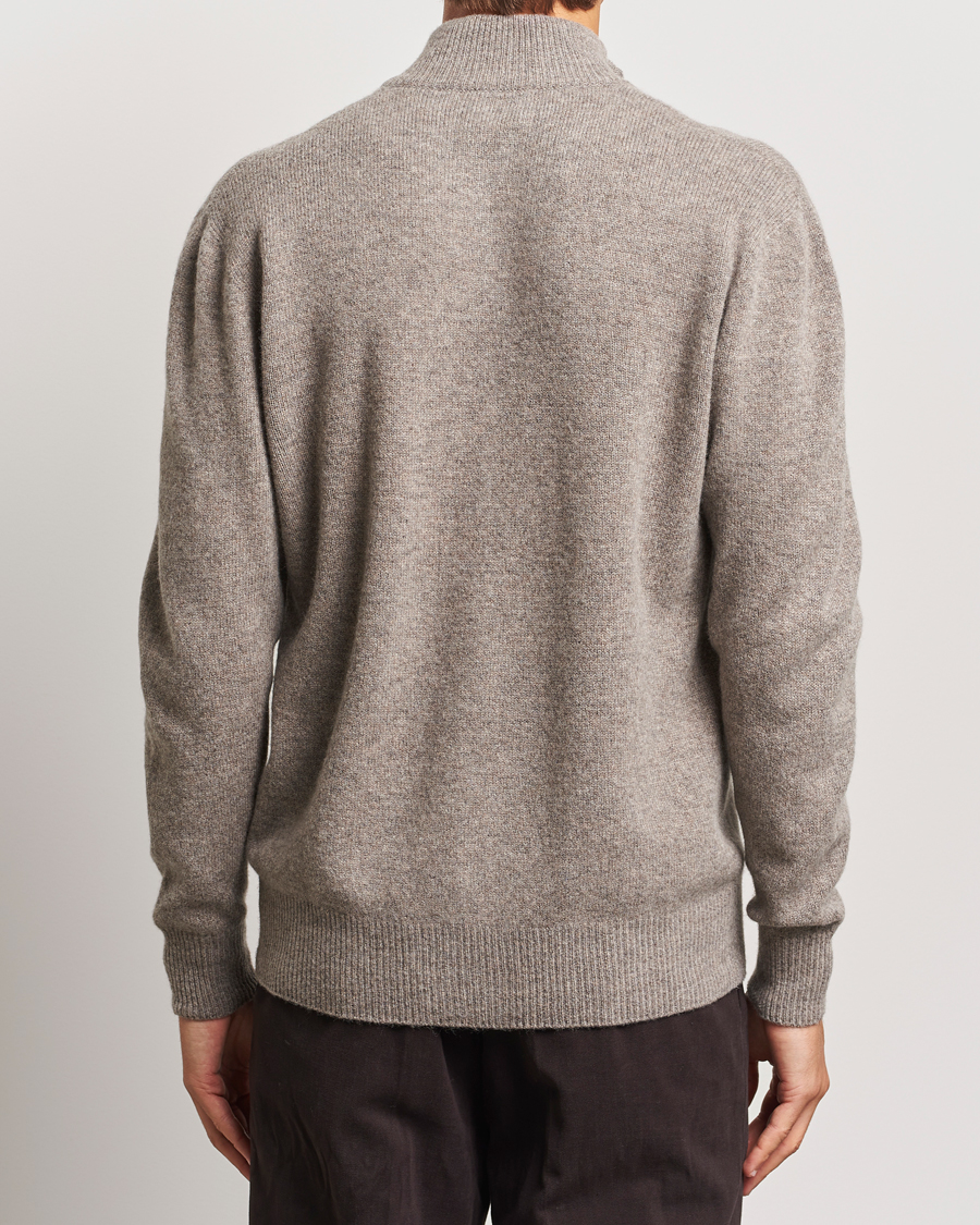 Herren | Pullover | Altea | Shetland Cardigan Taupe