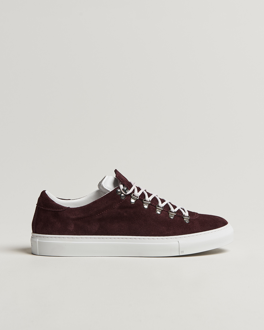 Herren | Diemme Marostica Low Sneaker Dark Cherry Suede | Diemme | Marostica Low Sneaker Dark Cherry Suede
