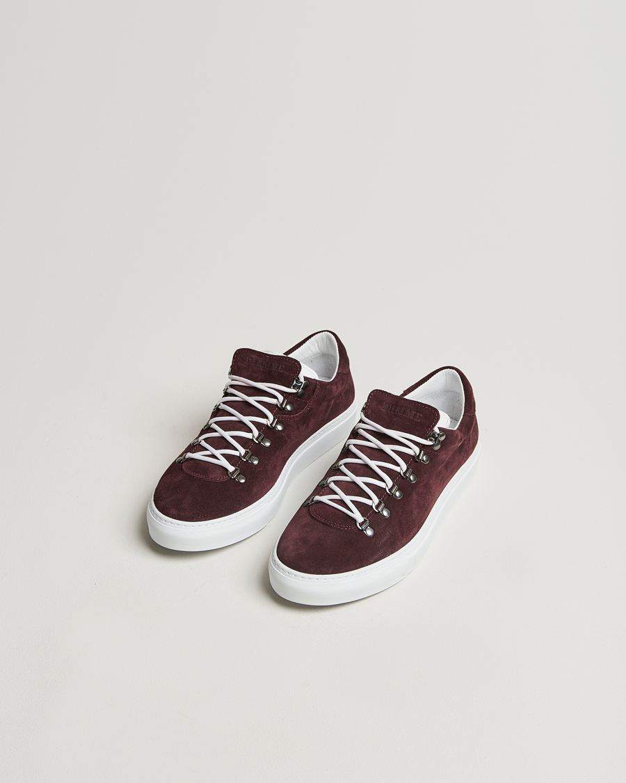 Herren | Diemme Marostica Low Sneaker Dark Cherry Suede | Diemme | Marostica Low Sneaker Dark Cherry Suede