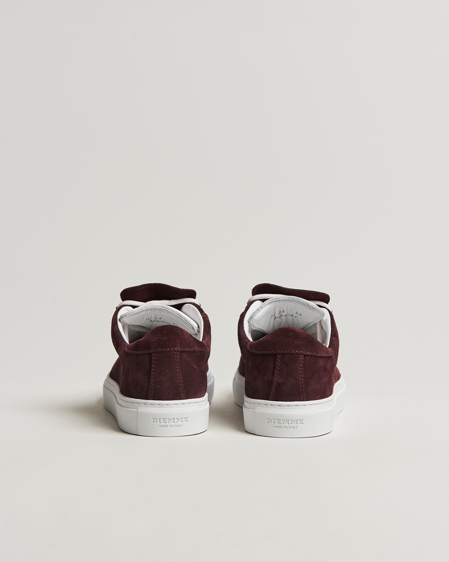 Herren | Diemme Marostica Low Sneaker Dark Cherry Suede | Diemme | Marostica Low Sneaker Dark Cherry Suede