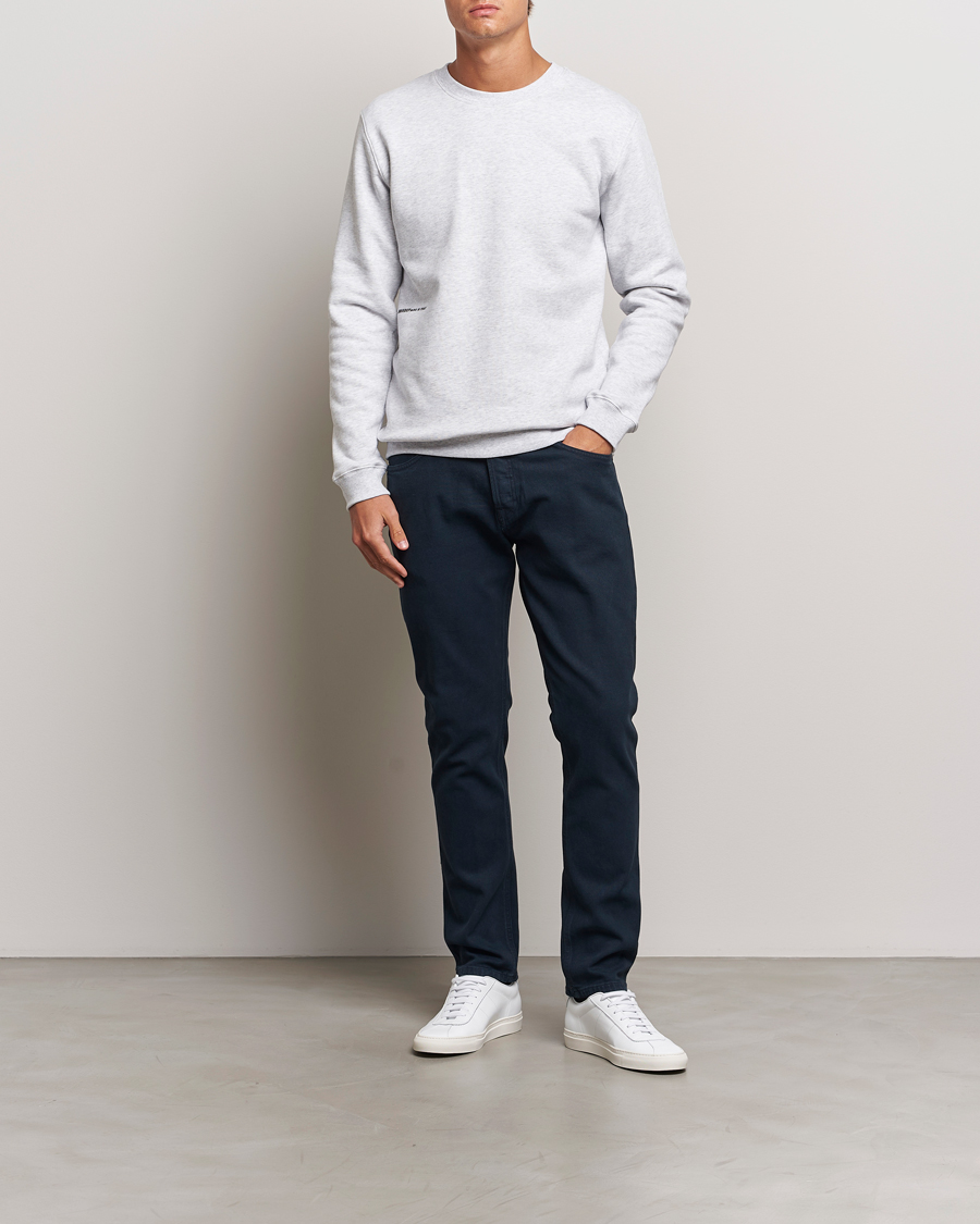 Herren | Pullover | Dondup | Logo Crew Neck Sweatshirt Grey Melange
