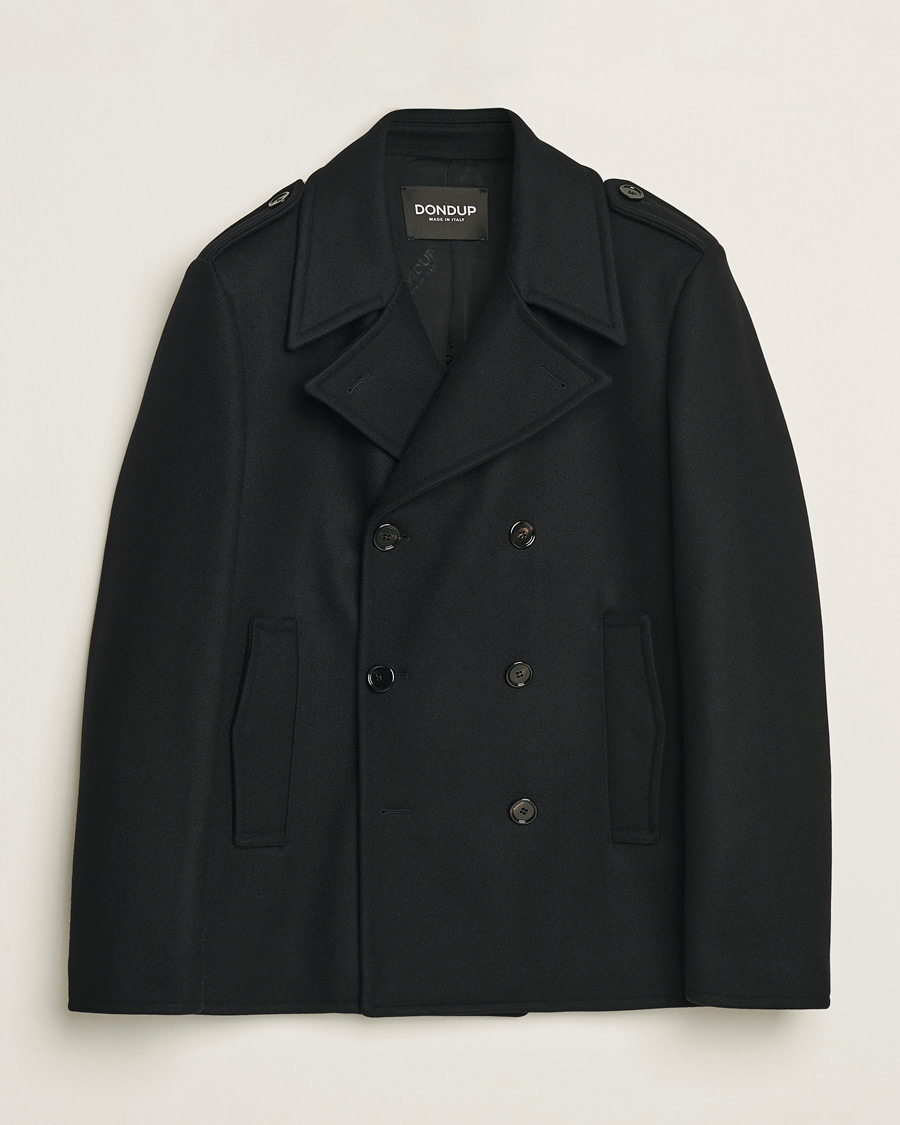 Herren | Jacken | Dondup | Wool Peacoat Black