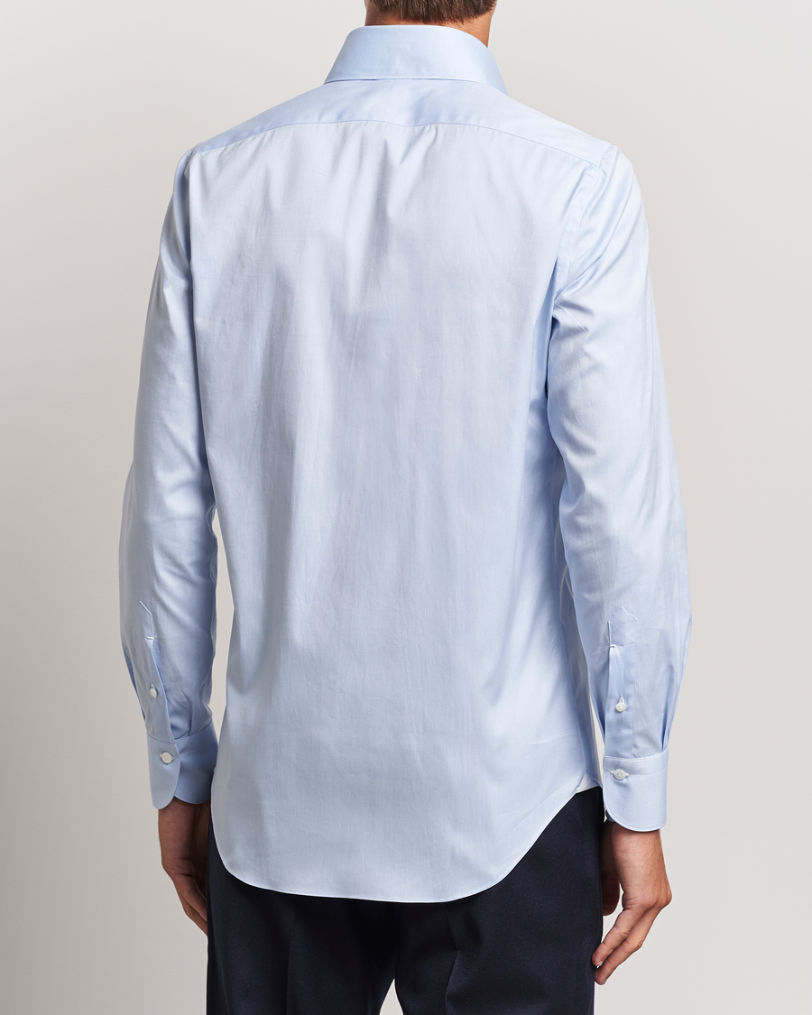 Herren | Hemden | Finamore Napoli | Milano Slim Oxford Button Down Shirt Light Blue