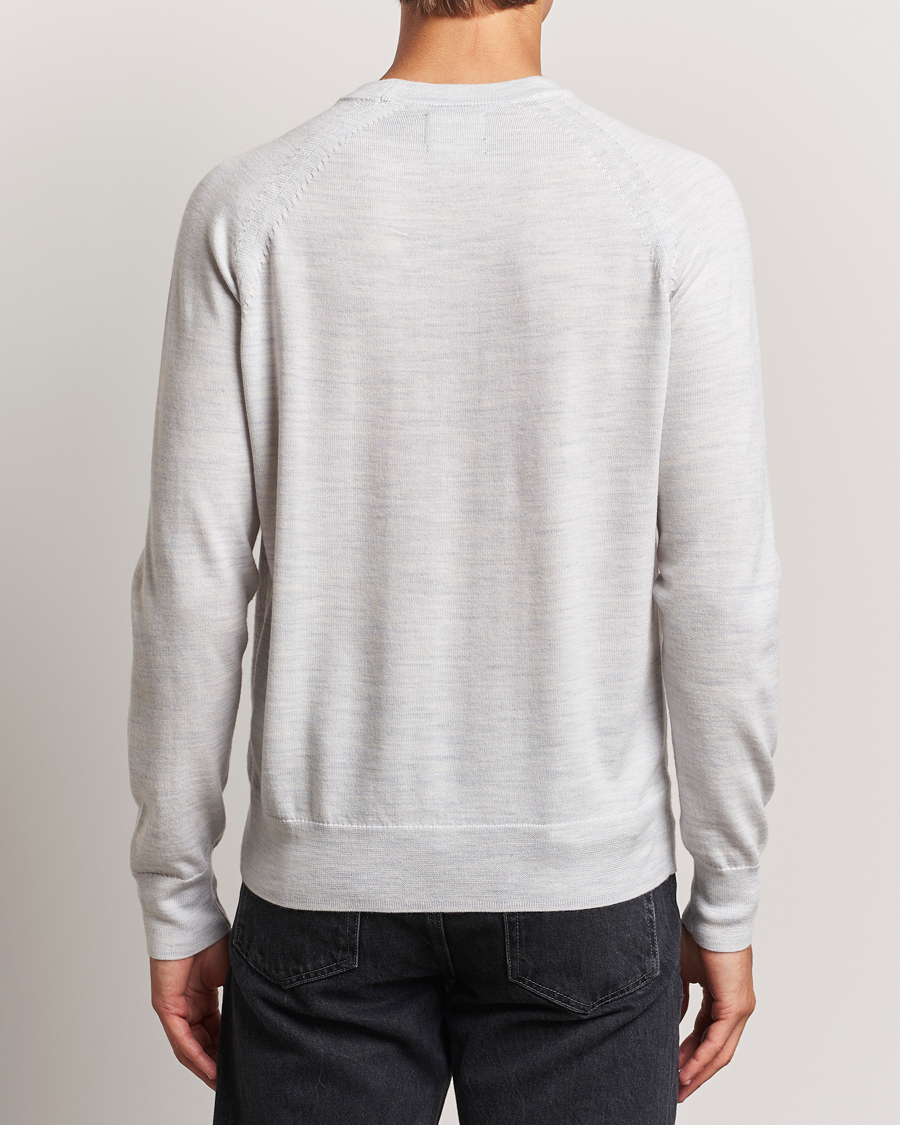 Herren | Pullover | Dockers | Washable Merino Crewneck Light Grey