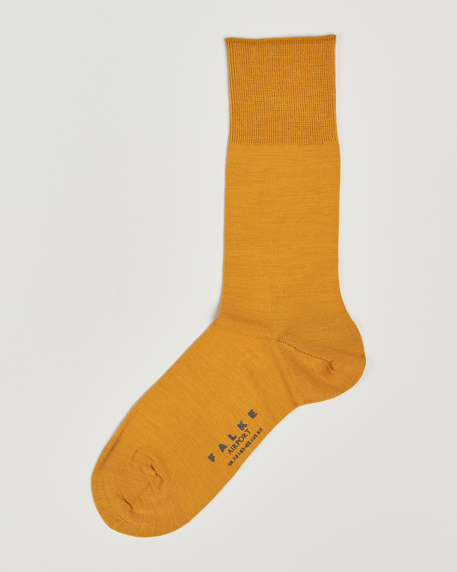 Herren | Unterwäsche | Falke | Airport Socks Amber Yellow