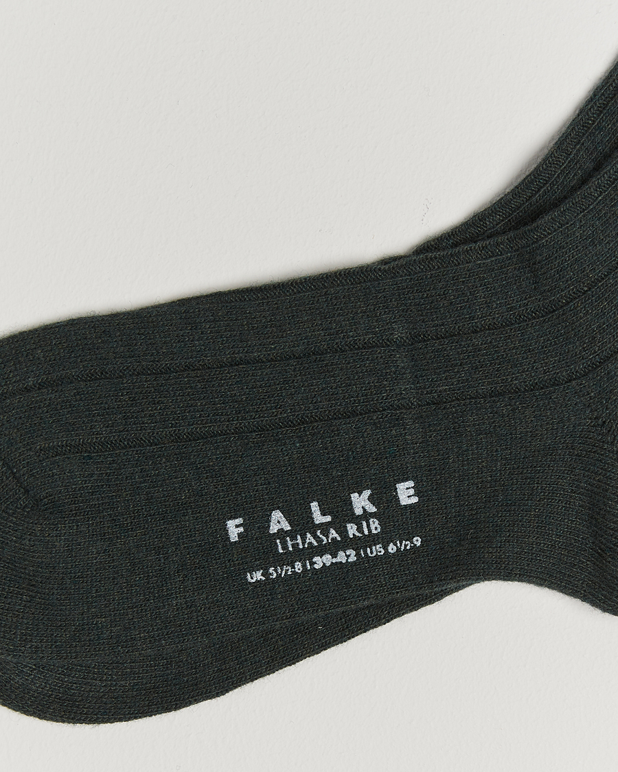 Herren | Unterwäsche | Falke | Lhasa Cashmere Socks Forest Green