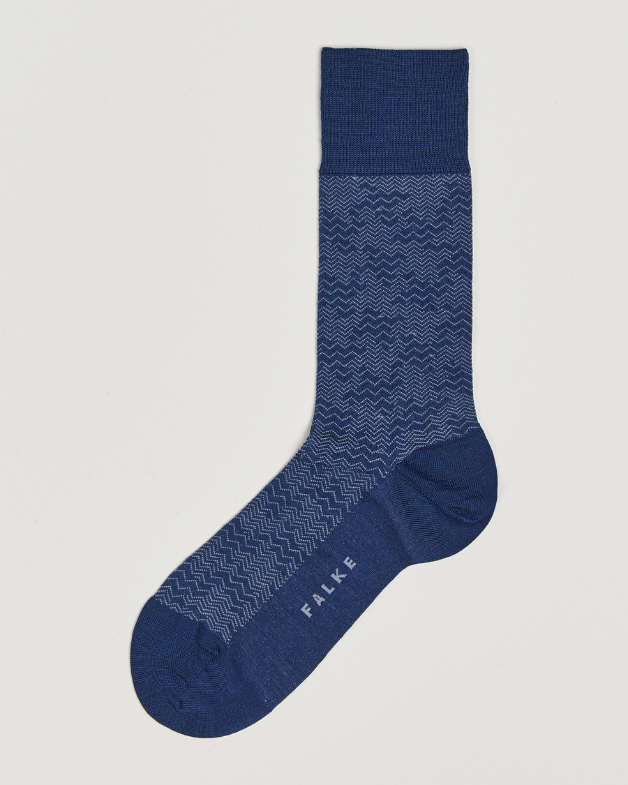 Herren | Unterwäsche | Falke | Mighty Nest Wool/Cotton Socks Royal Blue