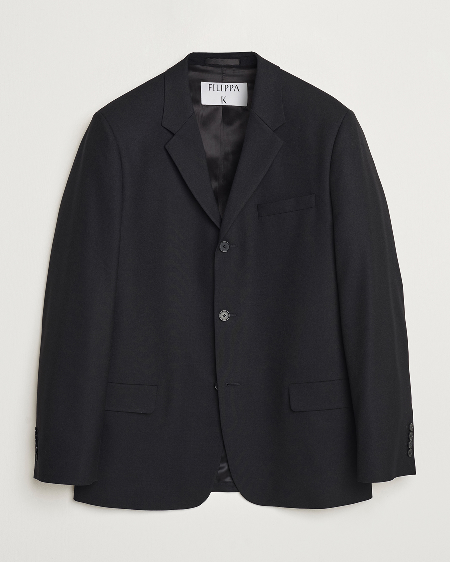 Herren | Sakkos | Filippa K | Wool Blend Blazer Black