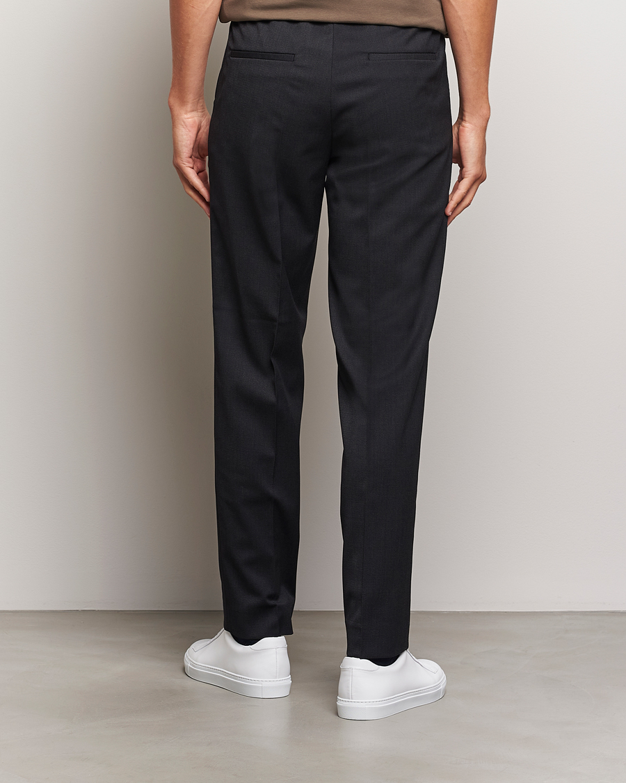 Herren | Hosen | Filippa K | Relaxed Terry Wool Trousers Anthracite