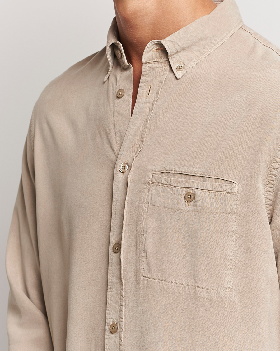Herren | Hemden | Filippa K | Zachary Lyocell Shirt Faded Khaki