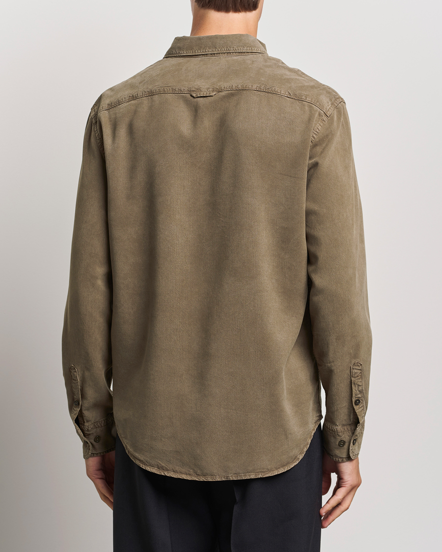 Herren | Hemden | Filippa K | Zachary Lyocell Shirt Dark Sage